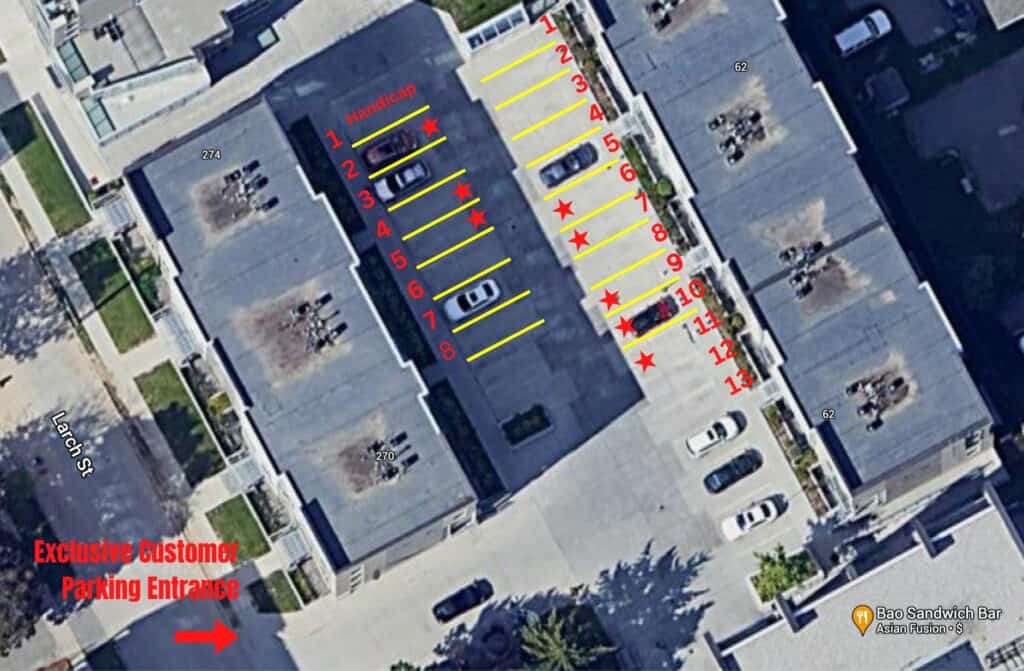 Exclusive Customer Parking Spots-Sunshine Cosmetic Clinic and Medi Spa