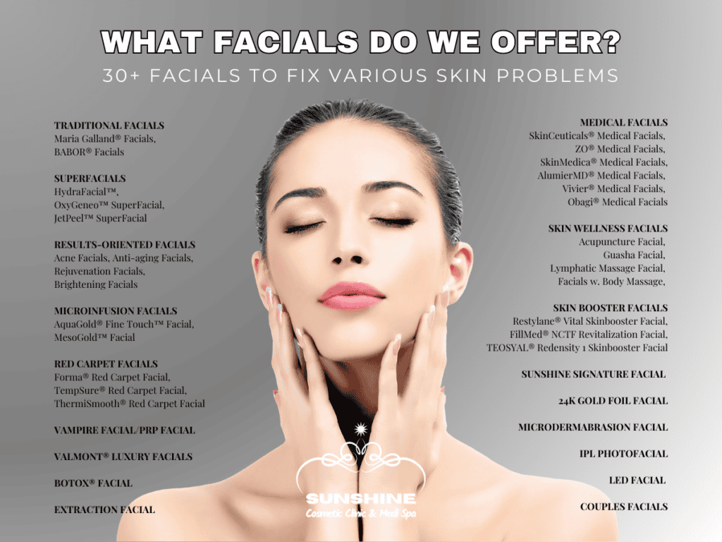 Facials in Waterloo, ON | Sunshine Cosmetic Clinic